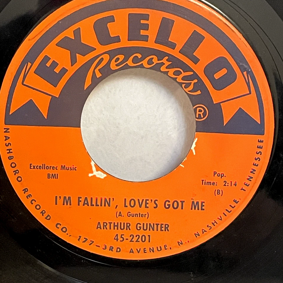 Arthur Gunter My Heart's Always Lonesome/I'm Fallin' Love's Got Me 7" Excello Foto 1 de 3