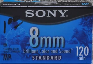Sony 120 min 8mm Video Cassette Estándar (P6-120MPL) NUEVO/SELLADO - Imagen 1 de 2
