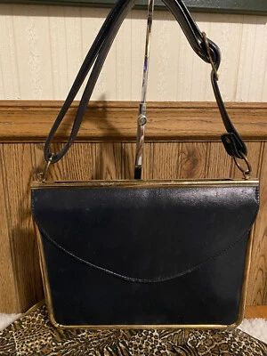 Hombro Vintage Azul Marino Circa 1940’s-1950’s Foto 1 de 4