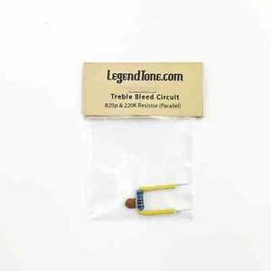 2x Treble Bleed Circuits (Parallel 820p & 220K Resistor) for Humbucker Pickups - Picture 1 of 2