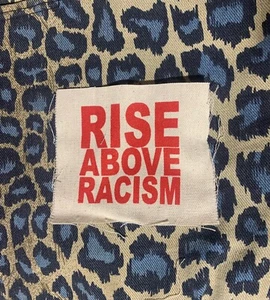 Rise Above Racism DIY Patch- Punk Crust Black Flag Off Leftover Crack - Picture 1 of 1