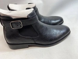 Kenneth Cole Unlisted Half Tide Bootie Schwarz Größe 7 M Herren Stiefeletten Schuhe NEU - Bild 1 von 6