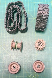 Juego de ruedas motrices Heng Long 1/16 RC Tanque Pershing M26 Snow Leopard Plastic Tracks - Imagen 1 de 1