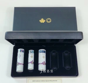 SET of 3 Rolls 2023 Queen Elizabeth ll Special Wrap Roll Coin 25c 10c 5c Mint BU - Picture 1 of 11