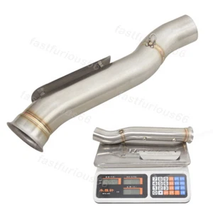 51MM For CF-Moto Ibex 800 S 2022-2024 Exhaust Muffler Mid Pipe Steel Link Tube - Picture 1 of 8