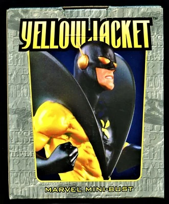 YELLOW JACKET Classic Avengers Marvel Comics 2002 Bowen 5.5" Mini-Bust 2610/4000 - Image 1 of 4
