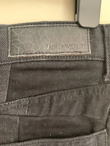 ZADIG & VOLTAIRE Womens Jell Patch Deluxe Denim Skirt Size 34 - Picture 1 of 5