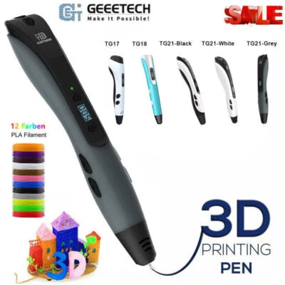 d'impression 3D Stylo stylo dessin artistique écran LCD câble USB Filament PLA