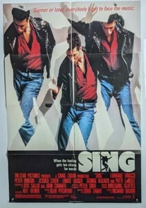 "SING" Original 1sh Movie Poster Patti LaBelle Lorraine Bracco Peter Dobson - Imagen 1 de 1