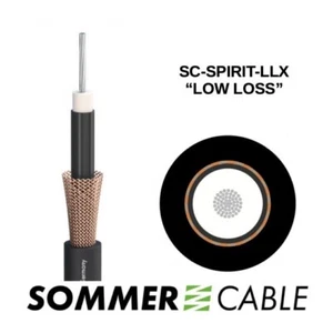 Cable de instrumento ""Low loss"" Sommer SC-Spirit LLX, 300-0091, negro - por pie - Imagen 1 de 1