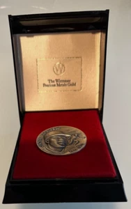 1972 Vintage Wittnauer Jackie Robinson Sterling Silver 2 oz Round w/ Case-MINT! - Picture 1 of 4