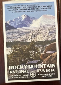 Rocky Mountain National Park Robert B Decker Long’s Peak  Postcard New - Picture 1 of 2