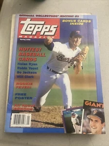 TOPPS MAGAZINE COLLECTOR'S EDITION #2 - NOLAN  RYAN - BONUS CARDS - SPRING 1990 - Picture 1 of 7