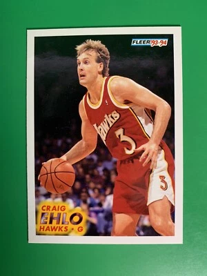1993-94 Fleer Craig Ehlo #242 Atlanta Hawks - Image 1 of 2