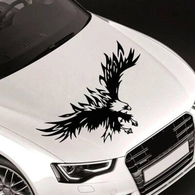 Black Flying Vinyl Graphics Decal Hood Sticker Car Front Stickers Decoration  - Image 1 of 4