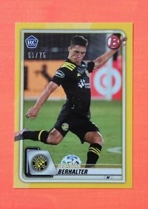 2020 Bowman MLS Yellow #31 Sebastian Berhalter SN 50/75 - Picture 1 of 2