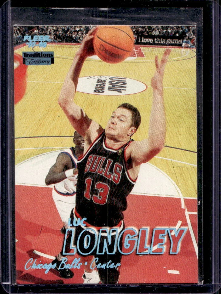 1997-98 Fleer Luc Longley Traditions Tiffany #138 Bulls