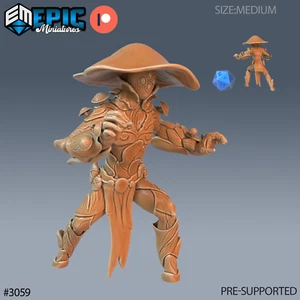 6K Resin 32mm Epic Miniatures Mushroom Folk Attacking (Medium) for D&D - Picture 1 of 1