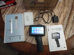 ToAuto Handheld Inkjet Printer V4 Barcode Batch Coding Machine+ Ink Cartridge - Picture 1 of 11