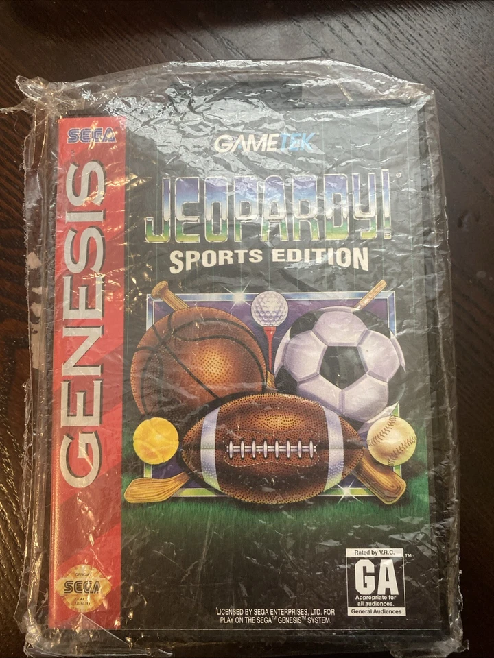 Jeopardy Sports Edition (Sega Genesis, 1994) - Image 1 of 2