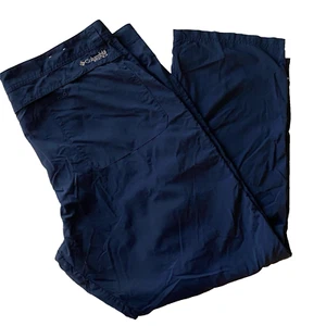 Pantalones de nailon Columbia PFG omni-sombra azul marino para hombre cintura 44" entrepierna 30" - Imagen 1 de 14