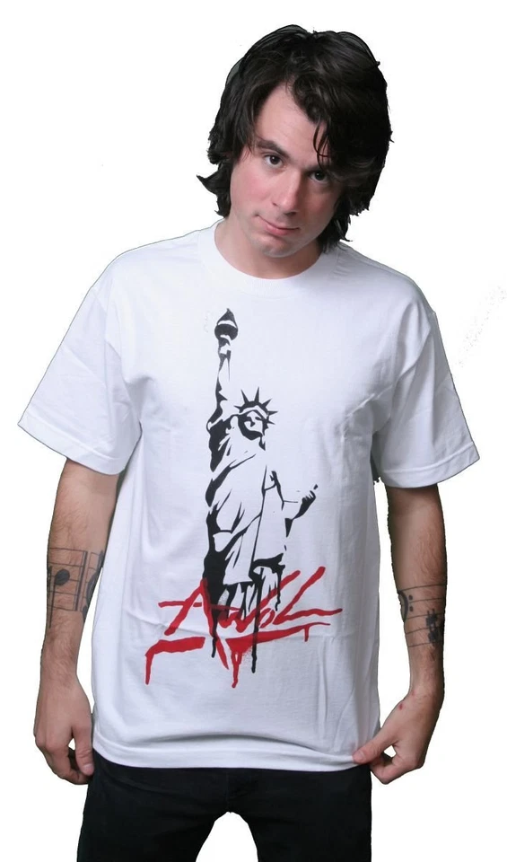 Rogue Status AWOL Statue of Liberty White T-Shirt Size: S - Image 1 of 1