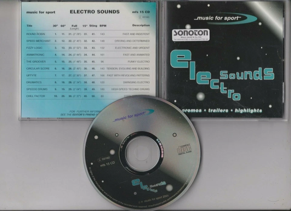 Cd - electro sounds  - mfs  15 CD - Bild 1 von 1