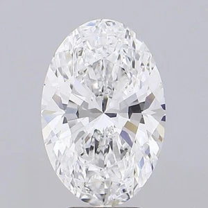 3 Ct Oval Cut LAB GROWN CVD-HPHT Diamond F Color VS1 Clarity IGI Certificate - Picture 1 of 1