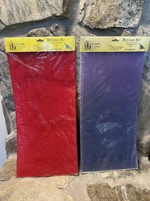 Yaley Beeswax Candle Making Kit- Red and Purple DiY Make Your Own Candle - Image 1 of 3