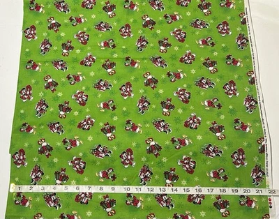 Tela de algodón de Navidad - Mickey Vintage Presents Toss - Vendido por media yarda Foto 1 de 2