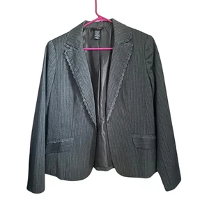 Notations Damen grau Nadelstreifen Blazer Größe 8  - Bild 1 von 3