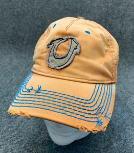 Cappello True Religion invecchiato ferro di cavallo baseball berretto regolabile vintage Y2K - Foto 1 di 4