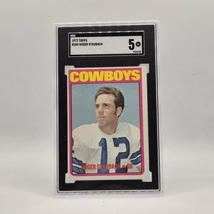 1972 Topps #200 Roger Staubach SGC 5 EX Rookie Card RC Cowboys HOF - Bild 1 von 4