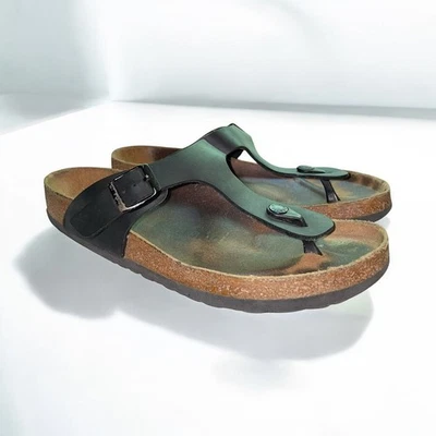 Sandalias Birkenstock para hombre 42/9-9,5 negras Giza sandalias con hebilla sin cordones Foto 1 de 4