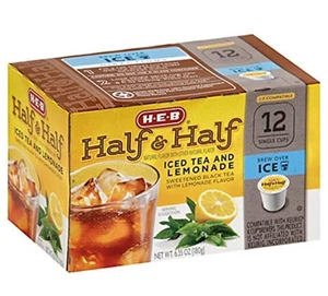 12 Stück halb und halb Eistee Limonade K Tasse Einzelportion Packungen - Bild 1 von 11