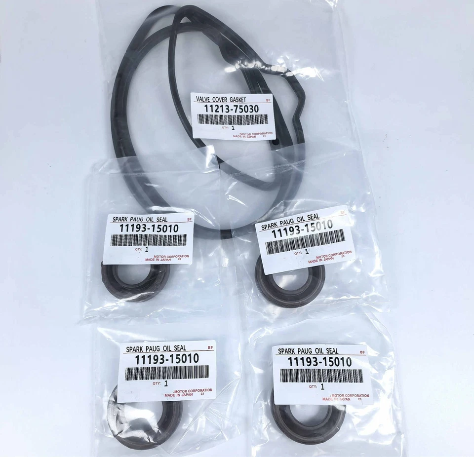 JUNTA DE CUBIERTA DE VÁLVULA OEM 11213-75030 11193-15010 para TOYOTA 95-04 TACOMA 2.4 2.7 Foto 1 de 1