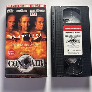 Con Air (VHS 1997) Full Length Screener Promotional Copy Demo Tape RARE HTF OOP - Picture 1 of 7