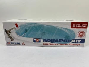Kit AquaPod contenedor de almacenamiento de agua de emergencia hasta 65 galones - Nuevo - Imagen 1 de 4