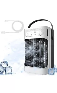 Portable Air Conditioners 800ml Water Tank ,USB Powered, 7-Color Night Light - Picture 1 of 6