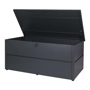 B-Ware Gartentruhe MCW-J56 Aufbewahrungsbox Wasserdicht Edelstahl 692l anthrazit - Bild 1 von 7