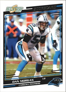 2004 Score Scorecard Carolina Panthers Football Card #48 Dan Morgan /625