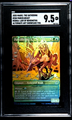 MTG Magic the Gathering Ikoria Lair of Behemoths Foil Parcelbeast SGC 9.5 POP 1 - Image 1 of 3