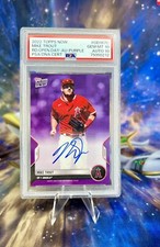 Mike Trout 2022 Topps Now Road To Opening Day Auto Purple /25 PSA 10 Pop 1