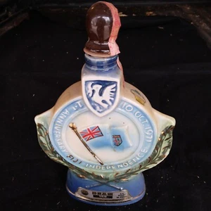 Vintage Jim Beam Decanter 1st First Anniversary Fiji Independence 1971 - Picture 1 of 6