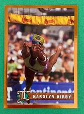 1993 Legends Sports Memorabilia GOLD Insert #17 Karolyn Kirby Beach Volleyball