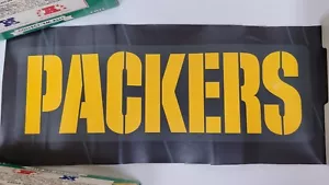 Green Bay Packers NFL - Grafica da parete vinile, nuovo (16,5"" x 5,5") - Foto 1 di 1