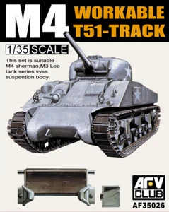 AFV 1/35 M4/M3 T51 Workable Track Links AFV35026-NEW - Picture 1 of 2