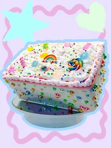 Birthday Cake Baby Wipes Refillable Dispenser Container 🎂 - Picture 1 of 6