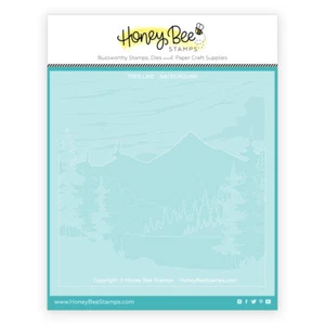 Honey Bee At The Lake Set Of 6 Layering Stencils 6pc : Adventure Awaits Collect - Picture 1 of 5