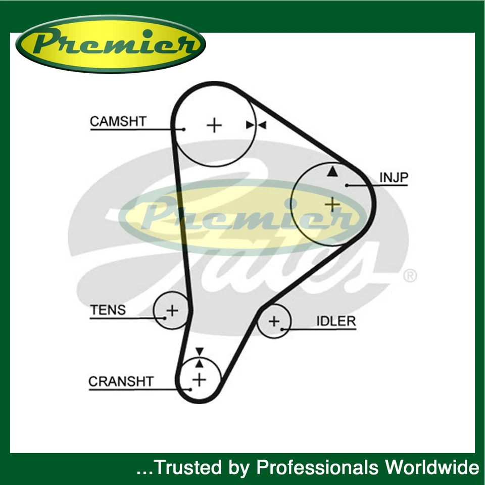 Premier Timing Cam Belt Fits Toyota Hiace Dyna Cressida 2.2 D 2.4 D 2.4 TD - Изображение 1 из 1